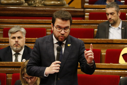 El vicepresident del Govern i conseller d'Economia, Pere Aragonès.