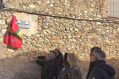 L'Ajuntament de Ginestar també ha dedicat un carrer a Muriel Casals.