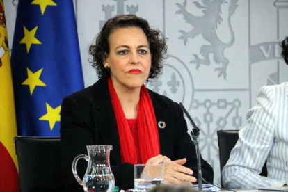 La ministra de Trabajo, Seguridad Social y Migraciones, Magdalena Valerio.