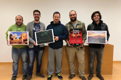 Adrià Batet, Leim y Manuel Orgaz plasmarán las ilustraciones de Jordi Minguell en los telones.