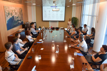 Imagen de la visita de la delegación de Turquía al Port de Tarragona.