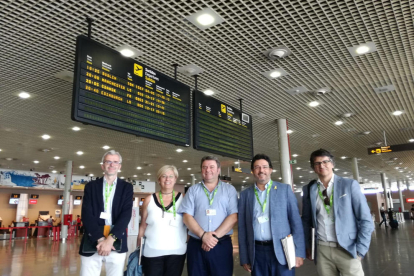 El secretario de Infraestructures i Mobilitat, Isidre Gavín, ha visitado el Aeropuerto de Reus este viernes.