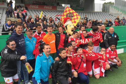 L'exentrenador del primer equip del Nàstic, Gordillo, ha anat a veure el conjunt tarragoní