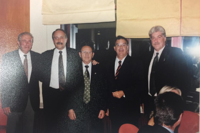 Rafel Pintado, segon per l'esquerra, ha estat un dels presidents més representatius del CBT.