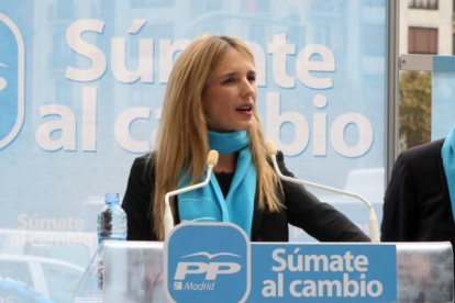 Imatge d'arxiu de Cayetana Álvarez de Toledo, candidata del PP per Barcelona.