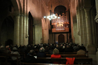 Imagen del concierto en el Monasterio de Poblet.