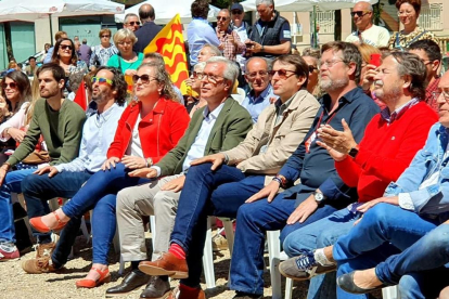 Imagen del acto central de campaña del PSC de Tarragona en Bonavista.