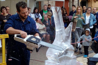 L'escultor de gel Ivan López tornarà a ser present al Vitrum.