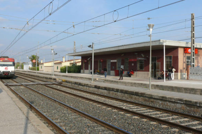 Imatge de l'estació de Renfe a l'Arboç.