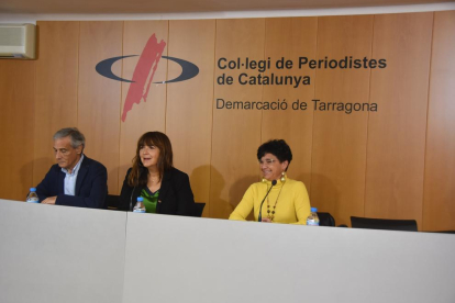 De izquierda a derecha: Josep Bertran, Coia Ballesté y Núria Batet.