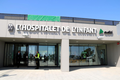 Imagen de la nueva estación de l'Hospitalet de l'Infant del corredor mediterráneo