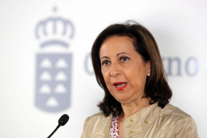 La ministra de Defensa en funcions, Margarita Robles EFE.