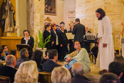 Sant Llorenç acogió una edición especial de la Pasión de Albinyana, que en el 2019 celebra 30 años
