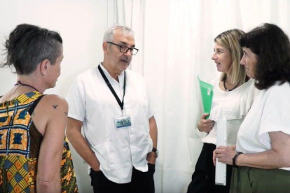 Diversos membres de l'equip investigador del projecte: Lluís Rosselló, Pilar Montesó i Marisa Panisello i Carme Campoy.