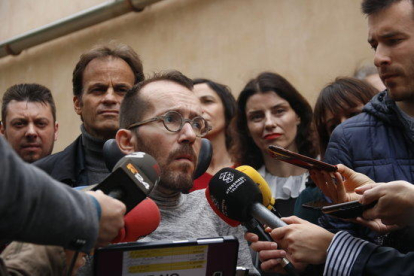 Pablo Echenique deja de ser secretario de organización de Podemos.