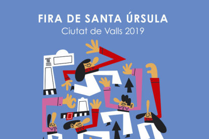 Cartel de Santa Úrsula 2019 de Valls.