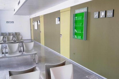 Imagen del interior del nuevo consultorio local de la Pobla de Montornès.