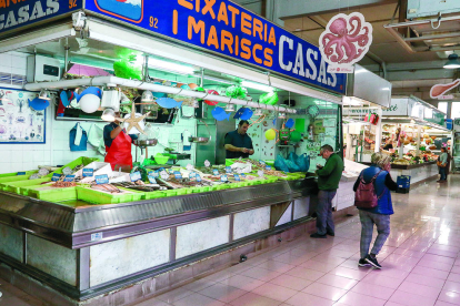 Una imagen de archivo del Mercat del Carrilet.