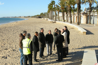 El subdelegat del Govern a Tarragona, Joan Sabaté, ha visitat les obres d'emergènci