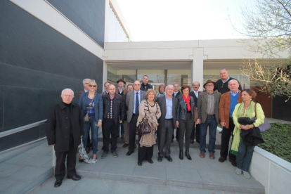 Visita de diversos membres del Senat al Campus Sescelades de la URV i a la seu de l'IPHES, el 15 de març del 2014.
