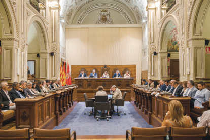 El pleno de la Diputació de Tarragona, el pasado 16 de julio.
