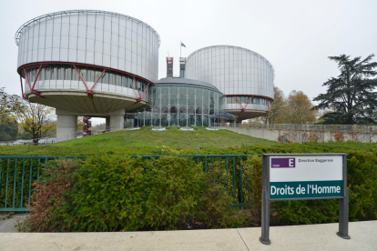 Imagen de archivo del Tribunal Europeo de Derechos Humanos en Estrasburgo