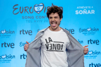 El cantante Miki Núñez participó en el festival de Eurovisión con 'La Venta'.