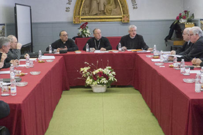 Imatge de la reunió ordinària de la Conferència Episcopal Tarraconense.