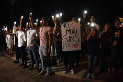 Una manifestació en contra de la política d'armes als Estats Units.