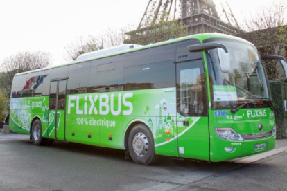 IMatge de archivo de un autocar de la compañía Flixbus.