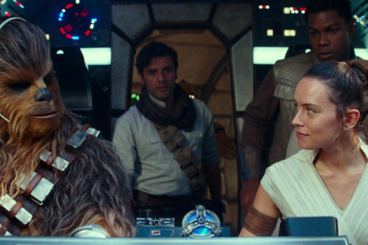 Una imatge de film 'Star Wars: l'ascens de Skywalker'.