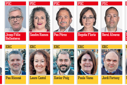 Composició del nou plenari municipal a Tarragona.