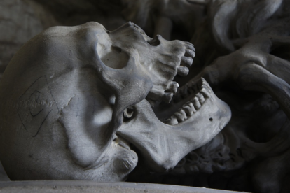 Imatge d'arxiu de la rèplica d'un crani humà.