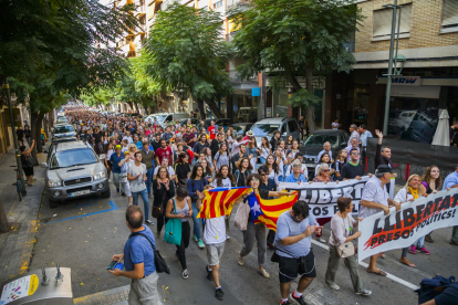 Manifestantes en Tarragona
