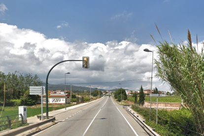 Una zona propera al lloc de l'accident