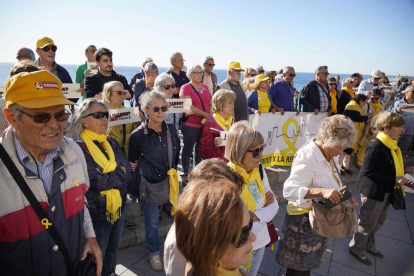 Imagen del acto de la ANC en el Balcó del Mediterrani.