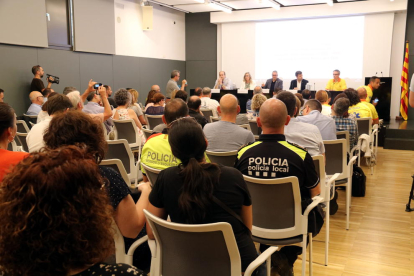 Imagen de la presentación del plan  de coordinación territorial de los dispositivos sanitarios en Tortosa.