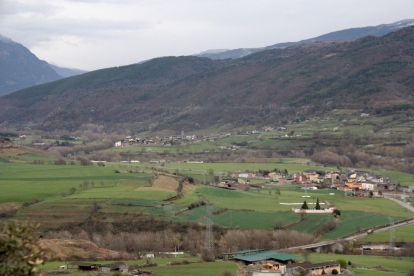 Pla general d'una part de la plana de l'Urgellet.