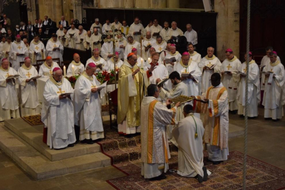 Imagen de la ceremonia de consagración en la Catedral de Tarragona.