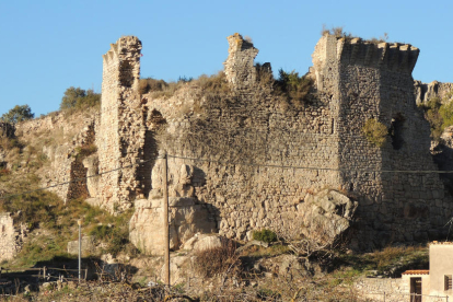 Imatge d'arxiu del castell de Querol, a l'Alt Camp.