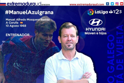 Manuel, nou entrenador de l'Extremadura