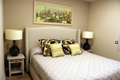 Imatge d'una habitació d'un dels habitatges de PortAventura Dreams. Imatge del 22 d'octubre del 2019