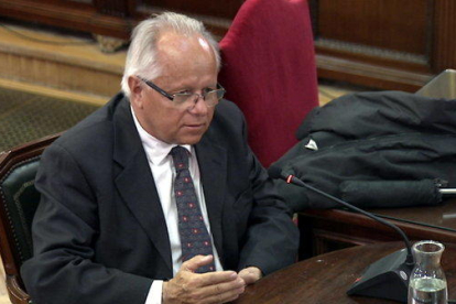 L'expresident d'Unipost Anton Raventós declarant al Tribunal Suprem.