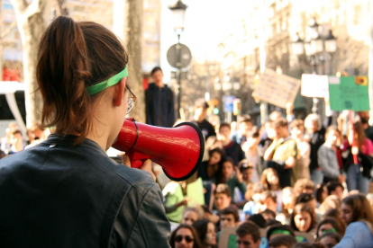 Imagen de archivo de una manifestación de estudiantes.