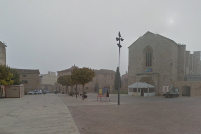 Imagen de la plaza de Sant Francesc de Montblanc.