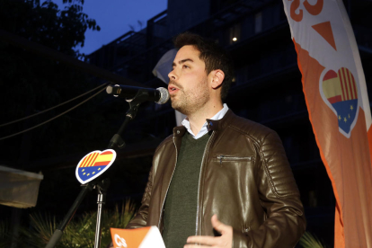 Plano medio del jefe de campaña de Cs en Cataluña, David Mejía.