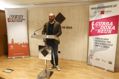 El concejal de Deportes del Ayuntamiento de Reus, Josep Cuerba, ha presentado esta mañana el calendario.