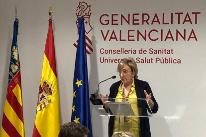 La consellera de Sanitat de la Generalitat valenciana, Ana Barceló.