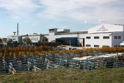 Pla general de la fàbrica de Saint-Gobain a l'Arboç.