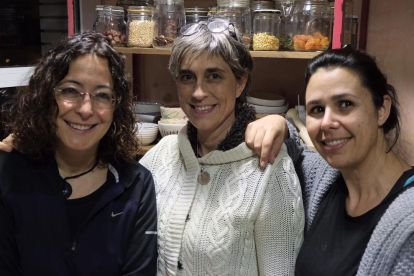 Maria Gradillas, Montse Rull y Andrea Gaspar, tres de las impulsoras del proyecto.